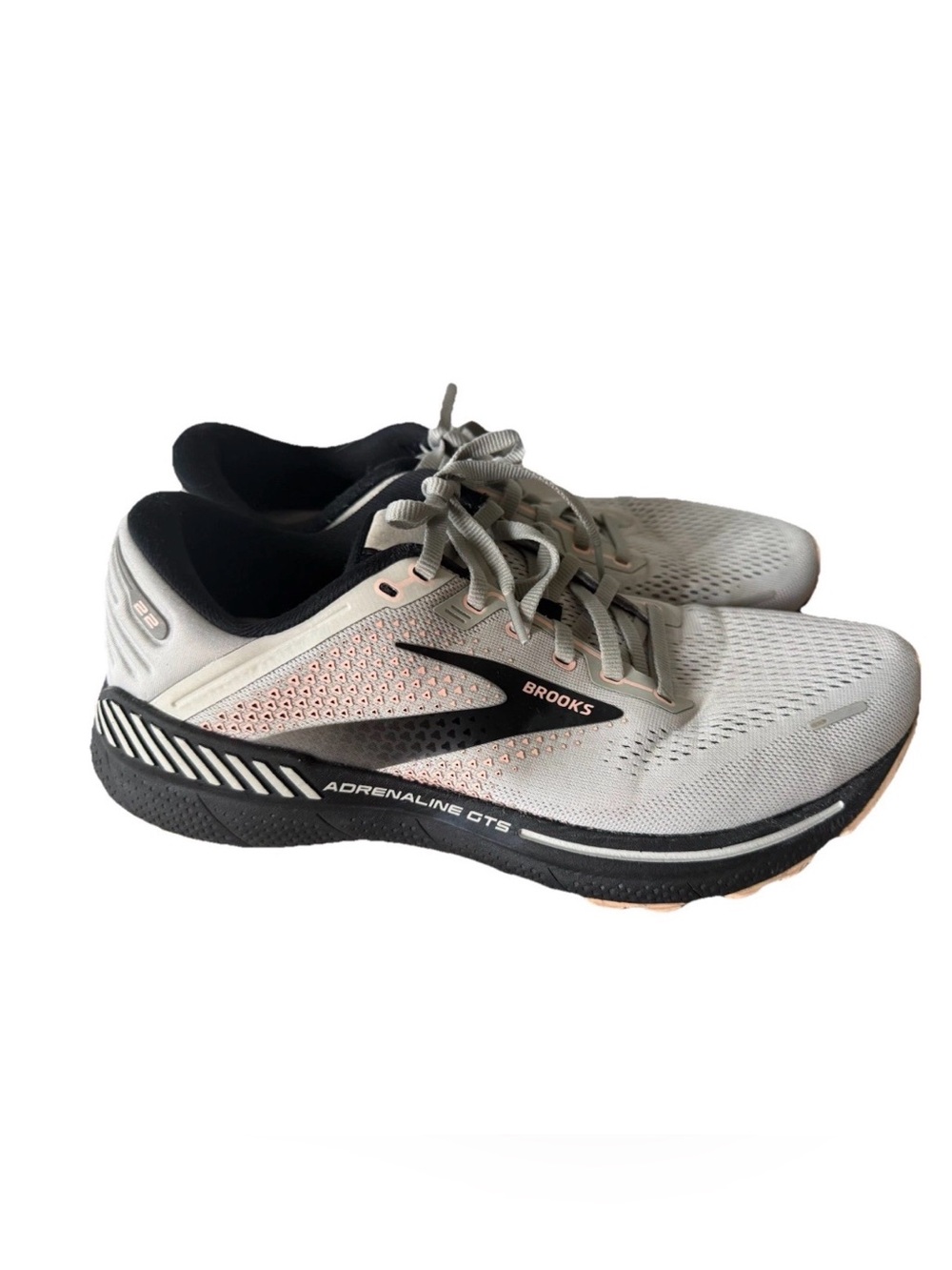 Brooks Adrenaline GTS 22 Women’s 11 – Gray/Rose Running Shoes